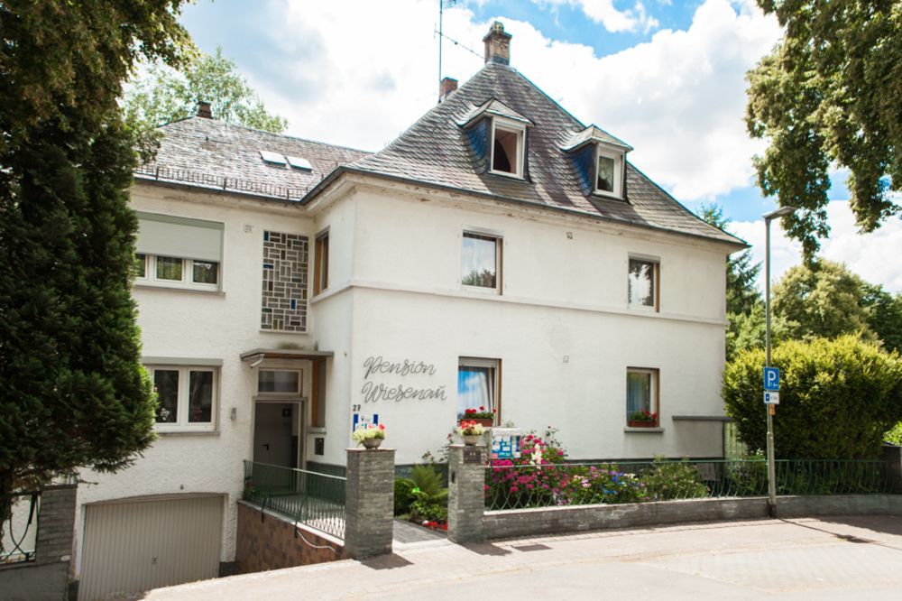 Hotel Pension Wiesenau Salzhausen Esterno foto