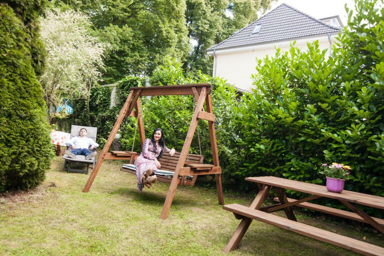 Hotel Pension Wiesenau Salzhausen Esterno foto